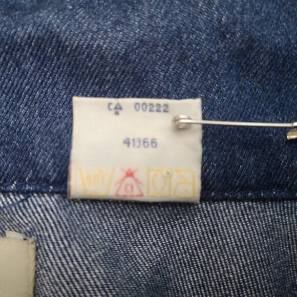 R&R Ladies Size XL (18) Full Zip Straight Fit Blue Jean Jacket - Picture 4 of 11